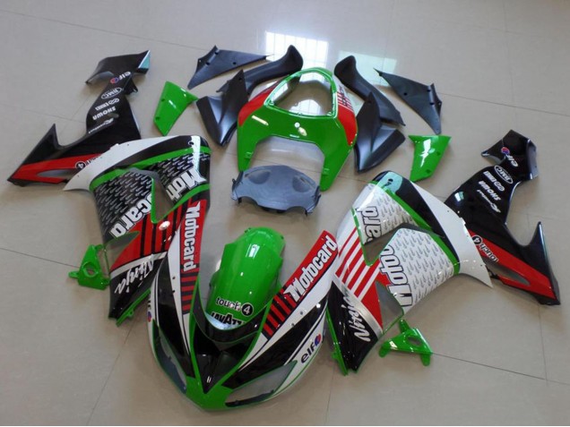 2006-2007 Green Red White Black Motorad Kawasaki ZX10R Motorcycle Fairings Canada