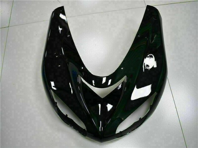 2006-2007 Glossy Black Red Flame Kawasaki ZX10R Motorcycle Fairing Kits Canada