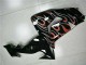 2006-2007 Glossy Black Red Flame Kawasaki ZX10R Motorcycle Fairing Kits Canada