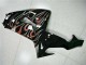 2006-2007 Glossy Black Red Flame Kawasaki ZX10R Motorcycle Fairing Kits Canada