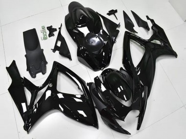 2006-2007 Glossy Black Suzuki GSXR 600/750 Bike Fairings Canada