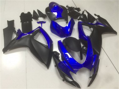 2006-2007 Blue Matte Black Suzuki GSXR 600/750 Motorcycle Fairings Canada