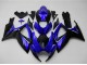 2006-2007 Blue Glossy Black Suzuki GSXR 600/750 Motorcycle Fairings Canada