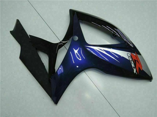 2006-2007 Glossy Black Blue Suzuki GSXR 600/750 Motorcycle Fairings Canada