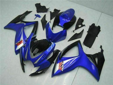2006-2007 Blue White Glossy Black Red Suzuki GSXR 600/750 Motorcycle Fairings Canada