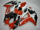 2006-2007 White Red Glossy Black Stripe Suzuki GSXR 600/750 Motorcycle Fairings Canada