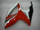 2006-2007 White Red Glossy Black Stripe Suzuki GSXR 600/750 Motorcycle Fairings Canada