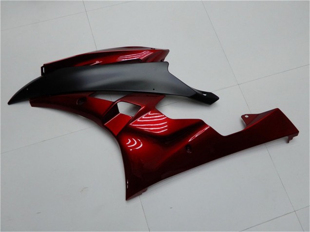 2006-2007 Red Matte Black Yamaha YZF R6 Motorcycle Fairing Kits Canada