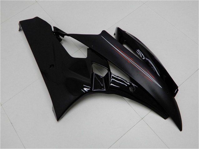 2006-2007 Glossy Black Matte Black Yamaha YZF R6 Motorcycle Fairing Kits Canada