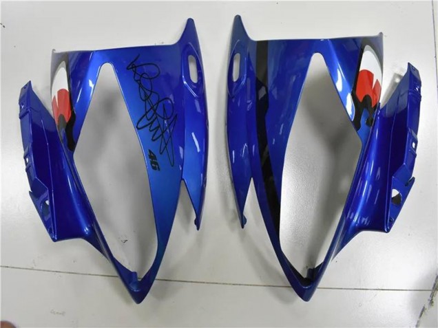 2006-2007 Blue Yellow Glossy Black Shark Yamaha YZF R6 Motorcycle Fairings Canada