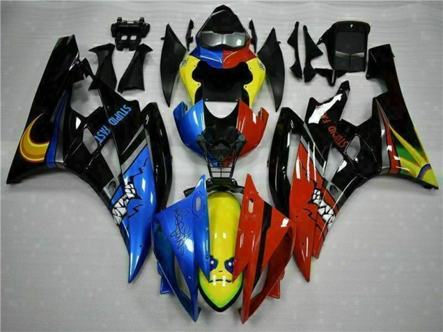 2006-2007 Yellow Blue Red Glossy Black Shark Yamaha YZF R6 Motorcycle Fairings Canada