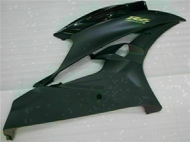 2006-2007 Glossy Black Matte Black Gold Decals Yamaha YZF R6 Motorcycle Fairings Canada