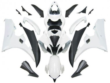 2006-2007 White Matte Black Yamaha YZF R6 Motorcycle Fairings Canada