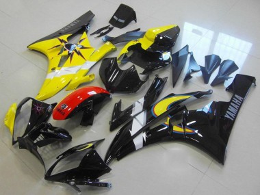 2006-2007 Yellow White Red Glossy Black Yamaha YZF R6 Motorcycle Fairings Canada