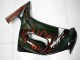 2006-2008 Glossy Black Red Flame Kawasaki EX650 Motorcycle Fairings Canada