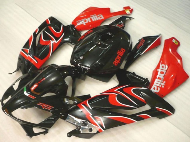 2006-2011 Black Red Aprilia RS125 Motorcycle Fairings Canada