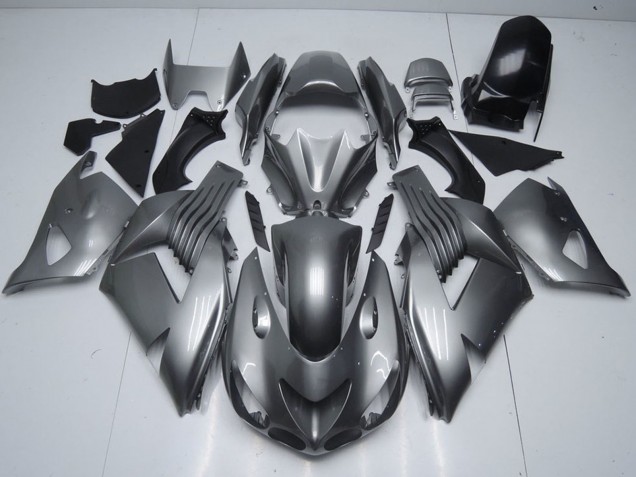 2006-2011 Glossy Grey Kawasaki ZX14R ZZR1400 Motorcycle Fairings Canada