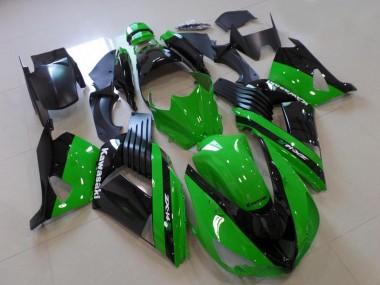 2006-2011 Green Glossy Black Kawasaki ZX14R ZZR1400 Motorcycle Fairings Canada