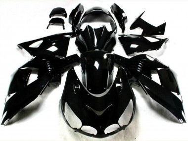 2006-2011 Glossy Black Kawasaki ZX14R ZZR1400 Motorcycle Fairings Canada