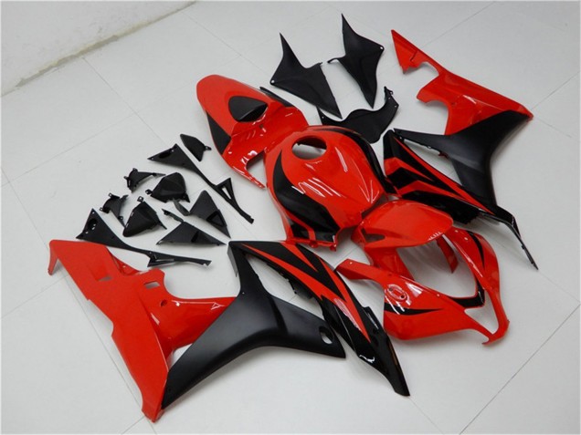 2007-2008 Red Matte Black Honda CBR600RR Bike Fairings Canada