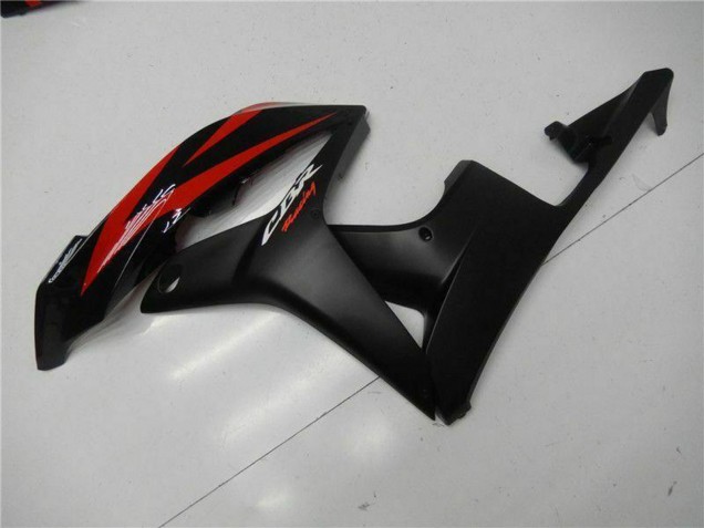2007-2008 Red Matte Black with Decals Honda CBR600RR Motorcycle Fairings Canada