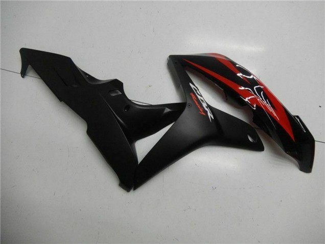2007-2008 Red Matte Black with Decals Honda CBR600RR Motorcycle Fairings Canada