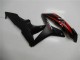 2007-2008 Red Matte Black with Decals Honda CBR600RR Motorcycle Fairings Canada