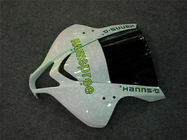 2007-2008 White Green Glossy Black Hannspree Honda CBR600RR Motorcycle Fairing Canada