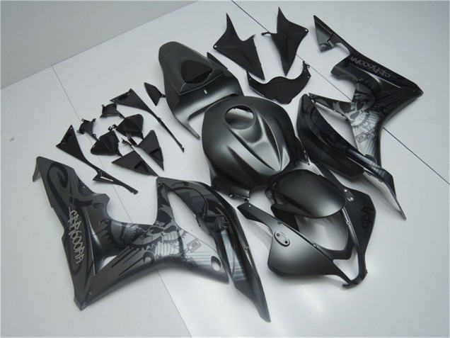 2007-2008 Matte Black Graffiti Honda CBR600RR Motorcycle Fairings Canada