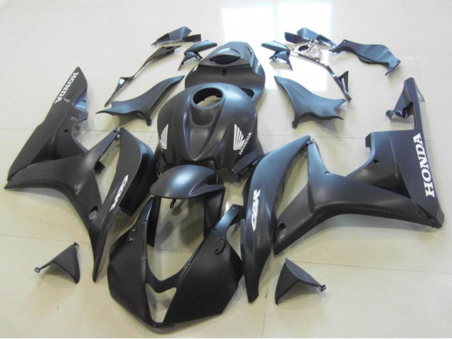 2007-2008 Matte Black Honda CBR600RR Motorcycle Fairings Canada