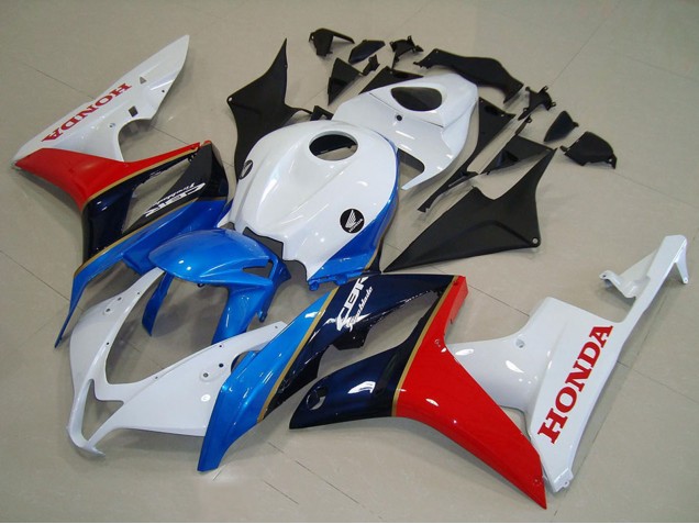 2007-2008 White Blue Red Glossy Black Honda CBR600RR Motorcycle Fairing Canada