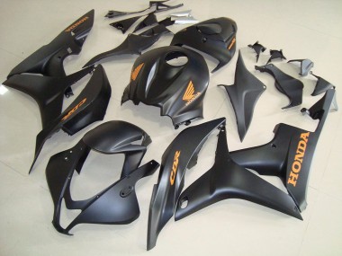 2007-2008 Matte Black Gold Decals Honda CBR600RR Motorcycle Fairings Canada