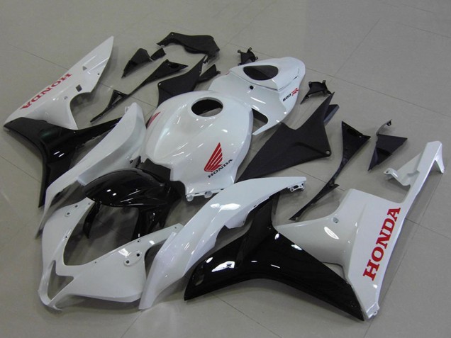 2007-2008 White Glossy Black Red Honda CBR600RR Motorcycle Fairings Canada