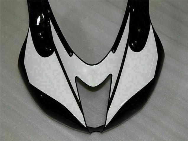 2007-2008 Black White Kawasaki ZX6R Motorcycle Fairings Canada