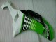 2007-2008 Green White Ninja Kawasaki ZX6R Motorcycle Fairings Canada