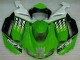 2007-2008 Green White Ninja Kawasaki ZX6R Motorcycle Fairings Canada