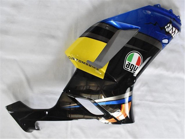 2007-2008 Blue Shark Kawasaki ZX6R Motorcycle Fairings Canada