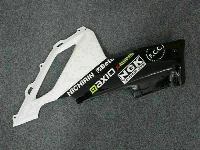 2007-2008 Black White Elf Kawasaki ZX6R Motorcycle Fairings Canada