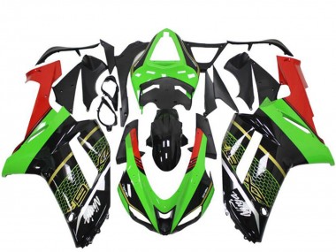 2007-2008 Green Black Kawasaki ZX6R Motorcycle Fairing Canada