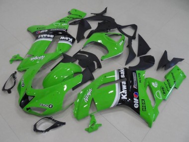 2007-2008 Green Arrow Kawasaki ZX6R Motorcycle Fairings Canada