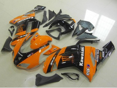 2007-2008 Orange Monster Kawasaki ZX6R Motorcycle Fairings Canada
