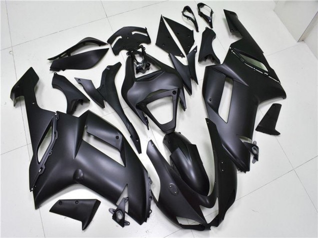 2007-2008 Matte Black Kawasaki ZX6R Motorcycle Fairings Canada