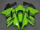 2007-2008 Green Black Kawasaki ZX6R Motorcycle Fairing Kits Canada