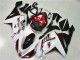 2007-2008 White Black Red Kawasaki ZX6R Motorcycle Fairings Canada