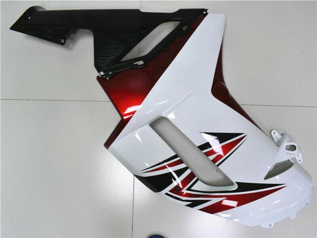 2007-2008 White Black Red Kawasaki ZX6R Motorcycle Fairings Canada