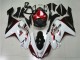 2007-2008 White Black Red Kawasaki ZX6R Motorcycle Fairings Canada