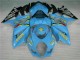 2007-2008 Blue Gold Black Rizla Suzuki GSXR 1000 Motorcycle Fairing Kits Canada