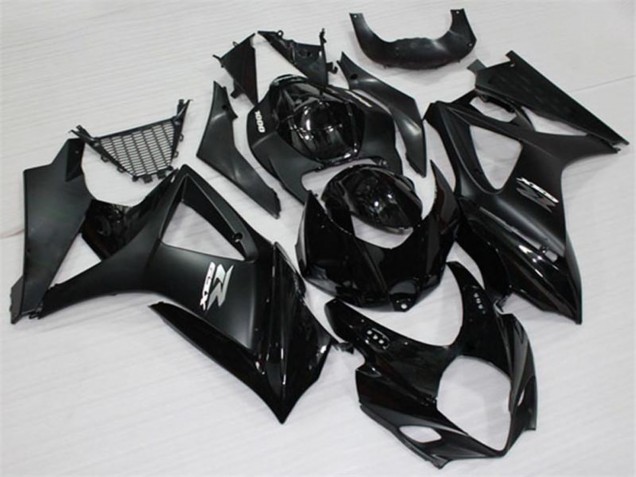 2007-2008 Glossy Black Matte Black White Suzuki GSXR 1000 Motorcycle Fairings Canada