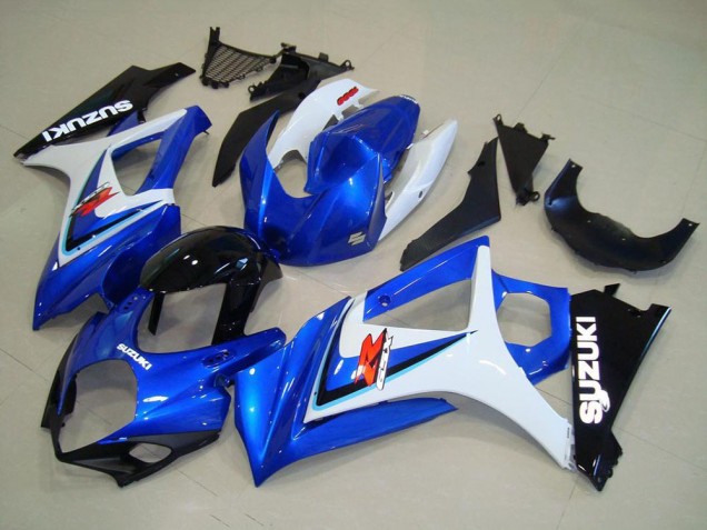 2007-2008 White Blue Black OEM Style Suzuki GSXR 1000 Motorcycle Fairing Canada