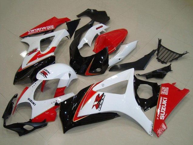 2007-2008 White Red Black Suzuki GSXR 1000 Motorcycle Fairing Kits Canada